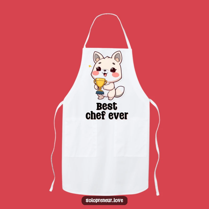 Funny Trophy Winner Animal Apron: Cook Up Wins in Hilarious Kitchen Style!