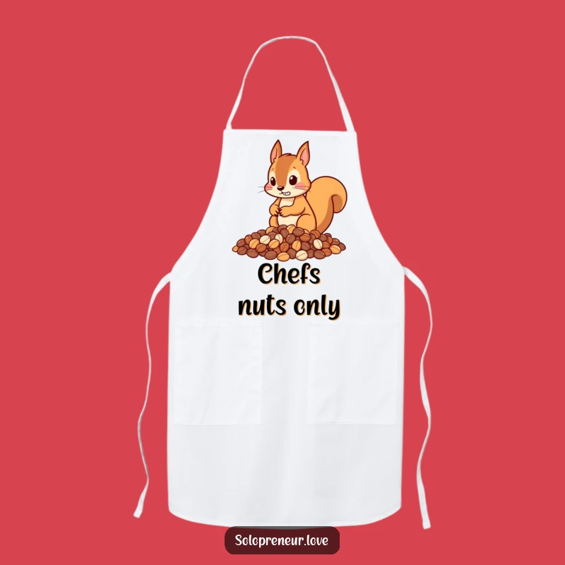 Funny Squirrel Nut Collector Apron – Protect Your Clothes with Humor.