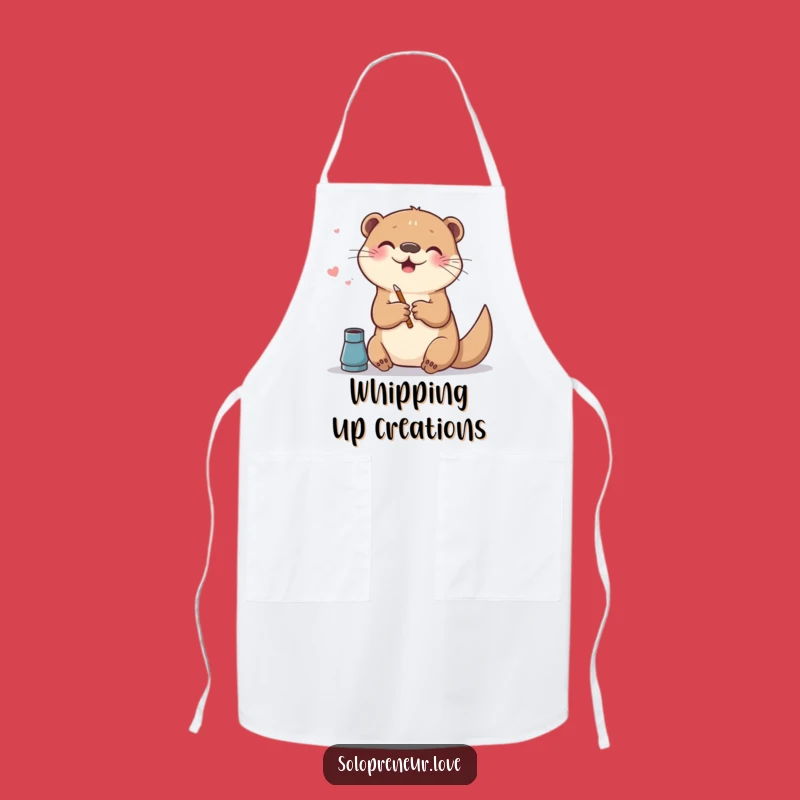 Funny Otter Art Apron - Protect Your Clothes, Spark Creativity