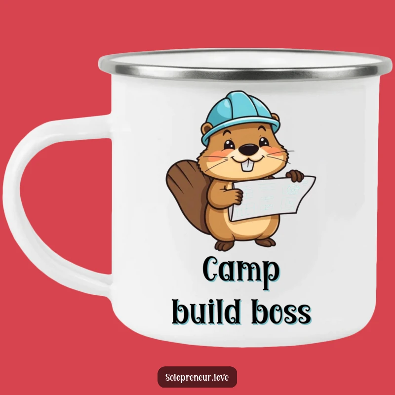 Adventure Beaver Builder Mug - Hard Hat, Outdoor Construction Funny Gift