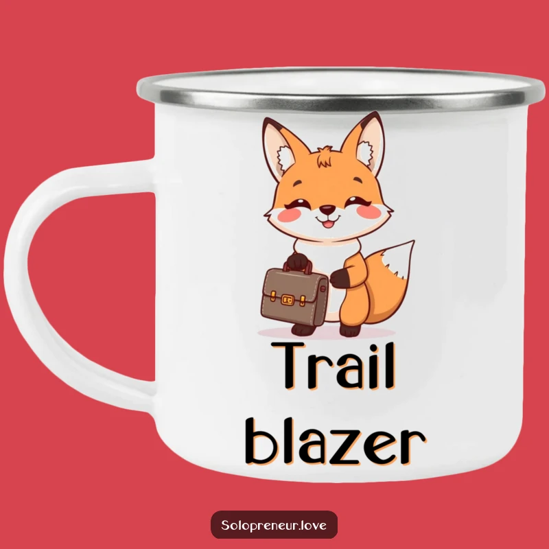 Funny Fox Business Camp Mug: Sip and Strategize, Hilarious Outdoor Fun Gift