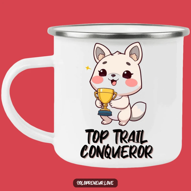 Funny Trophy Winner Animal Camping Mug: Sip Victories Around the Fire Hilariously!