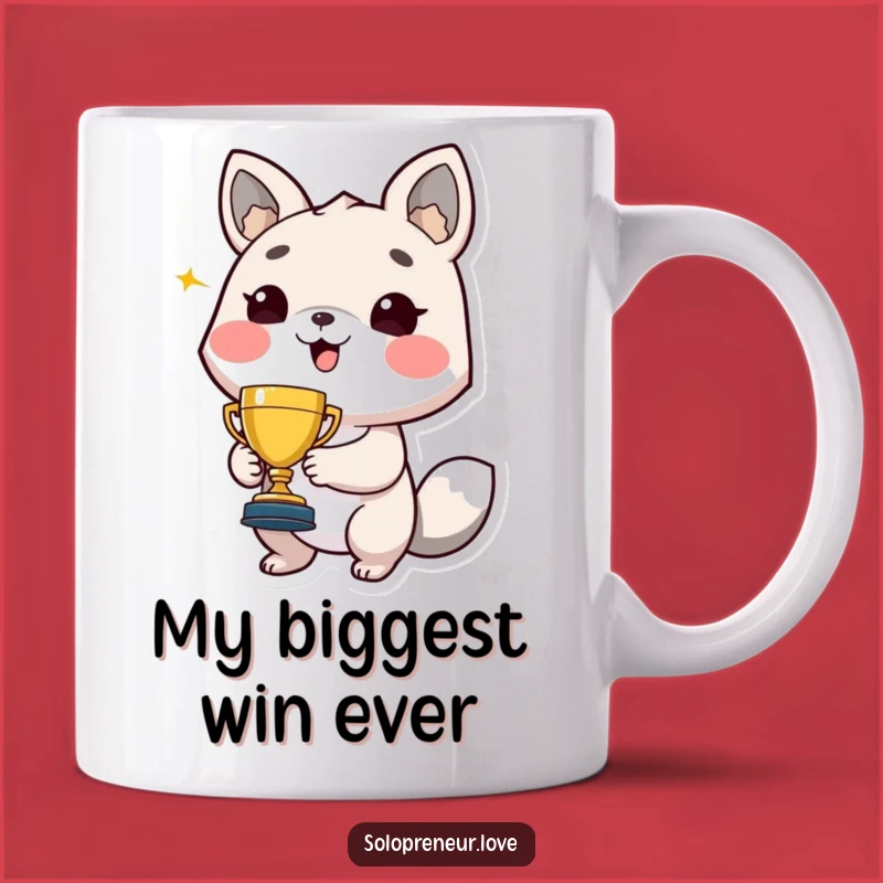 Funny Trophy Winner Animal Mug: A Hilarious Gift for the Champion in Your Life!