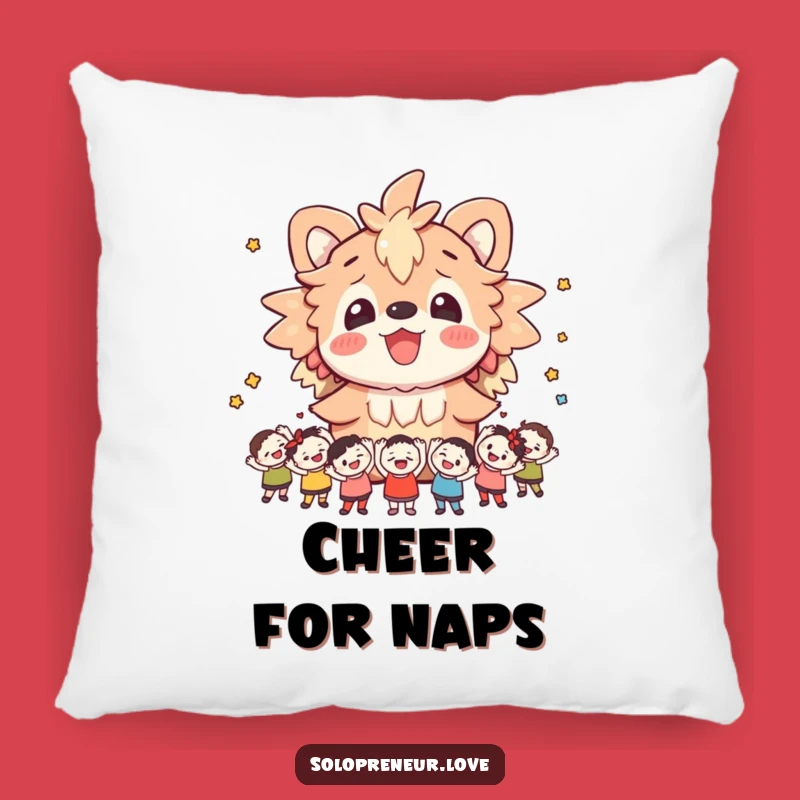 Funny Cheerful Creature Pillow: Cozy Fan Club Cushion for Comfort