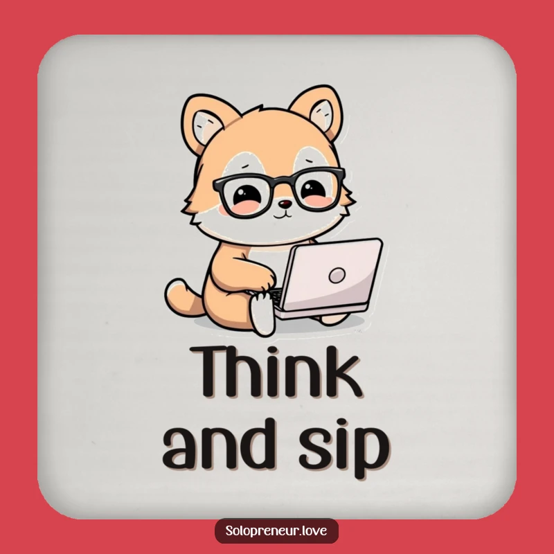 Funny Animal Laptop Coaster Set: Smart Table Protection, Perfect Gift