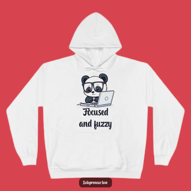 Cozy Funny Panda Coder Hoodie: Stay Warm and Productive, Hilarious Tech Gift