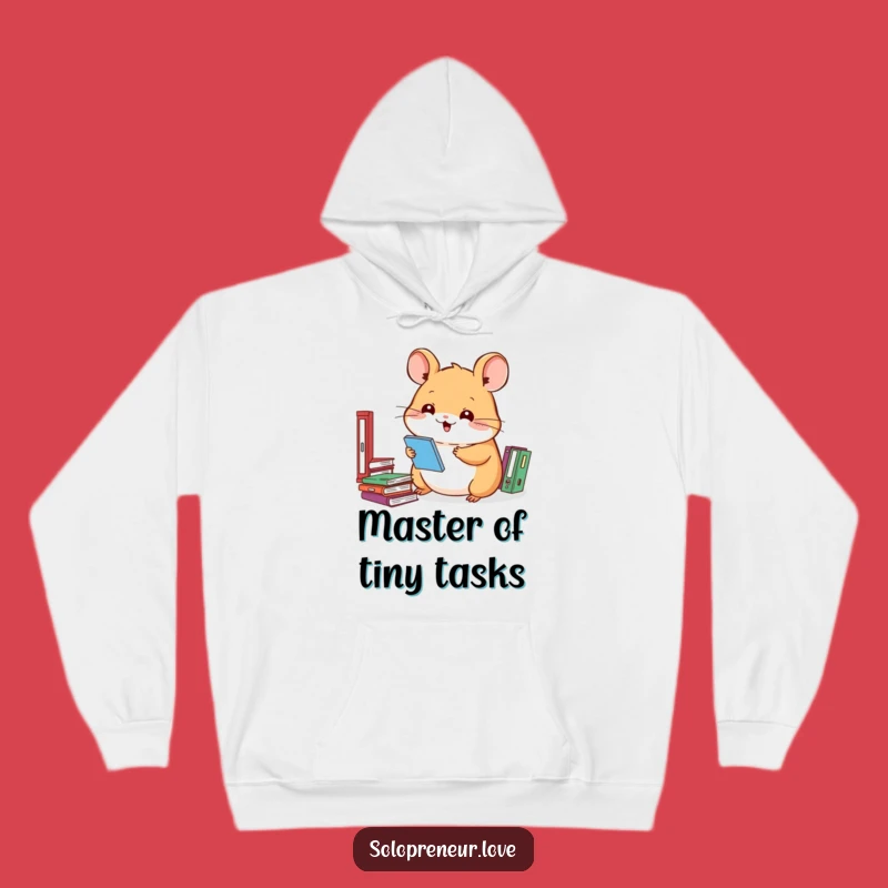 Funny Hamster Hoodie: Cozy and Hilarious Organizer for Ultimate Comfort Gift