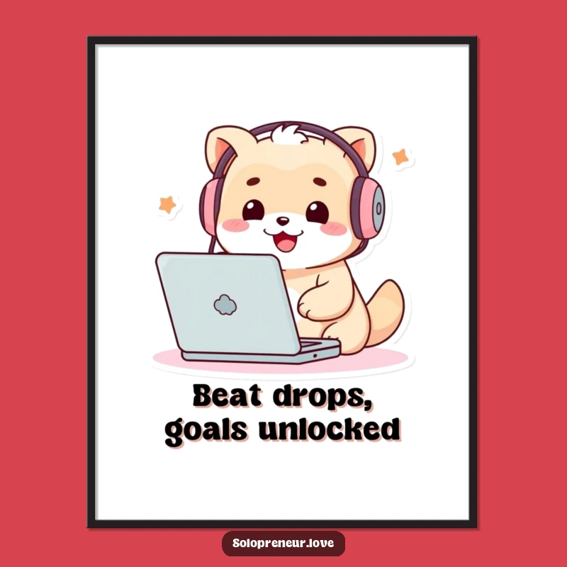 Funny Tech Creature Printable Wall Art: Free Downloadable Gamer Decor