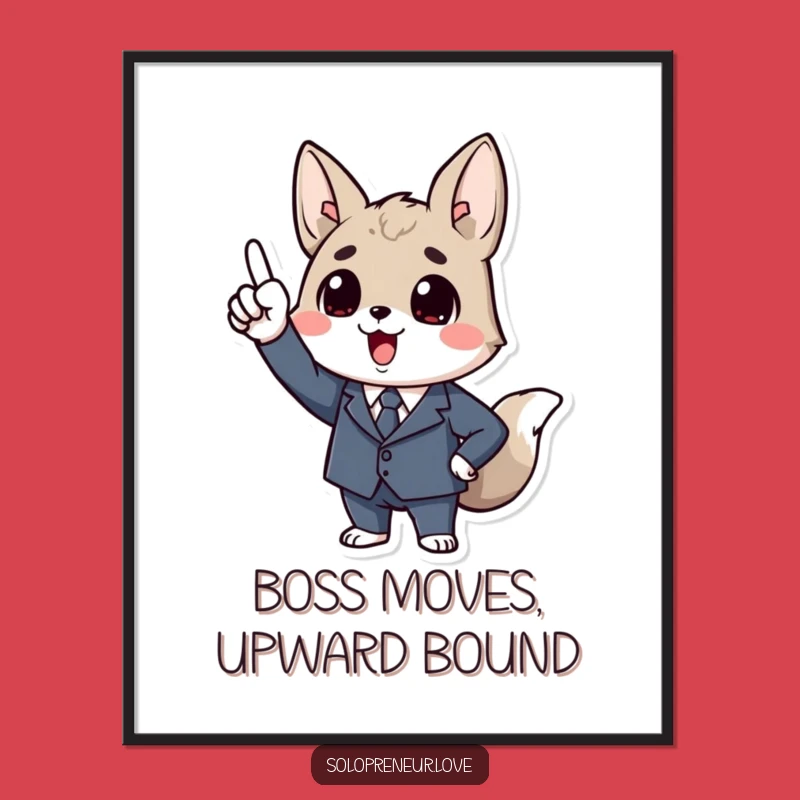 Funny Business Animal Printable Wall Art: Free Downloadable Motivational Decor