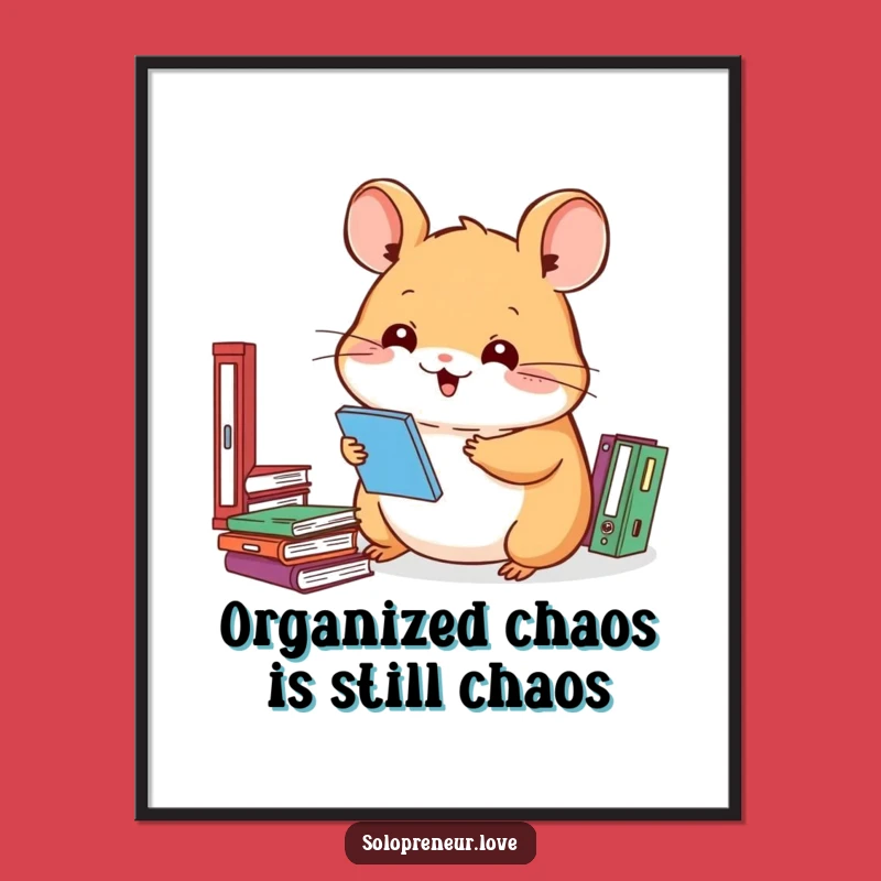 Free Printable Hamster Wall Art: Funny Downloadable Office Decor for Desk Lovers