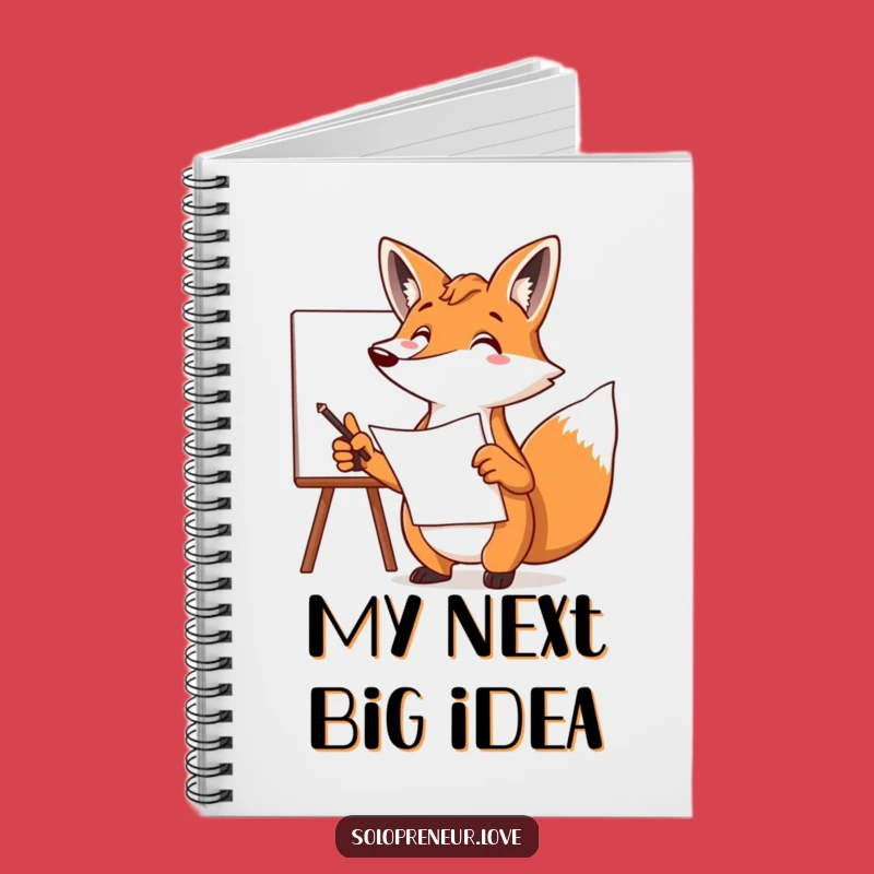 Funny Fox Plan Notebook - Hilarious Strategist's Journal Gift!