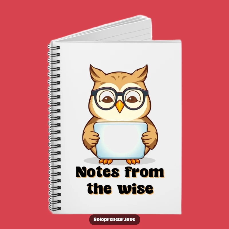 Funny Owl Reading Notebook: Jot Down Your Thoughts - Great Funny Gift!