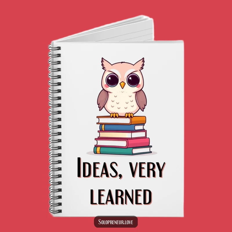 Funny Owl Business Books Notebook: Jot Down Brilliant Ideas