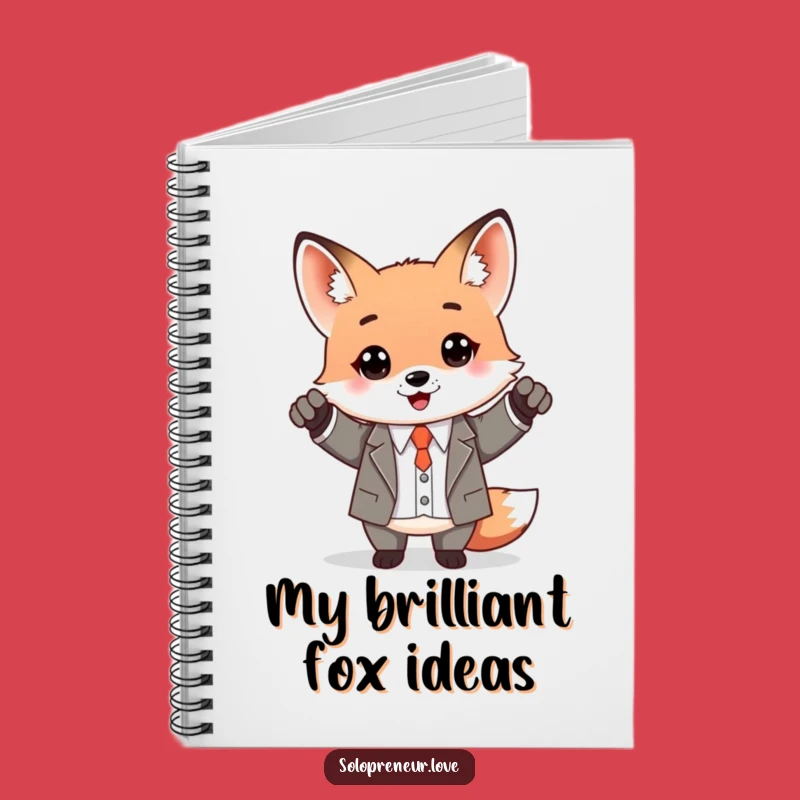 Funny Kawaii Fox Business Success Notebook: Plan Your Next Big Win!