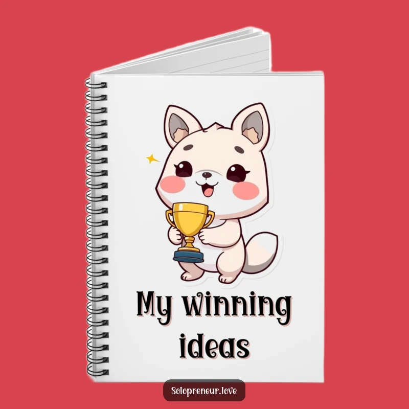 Funny Trophy Winner Animal Notebook: Jot Down Victories in Hilarious Style!