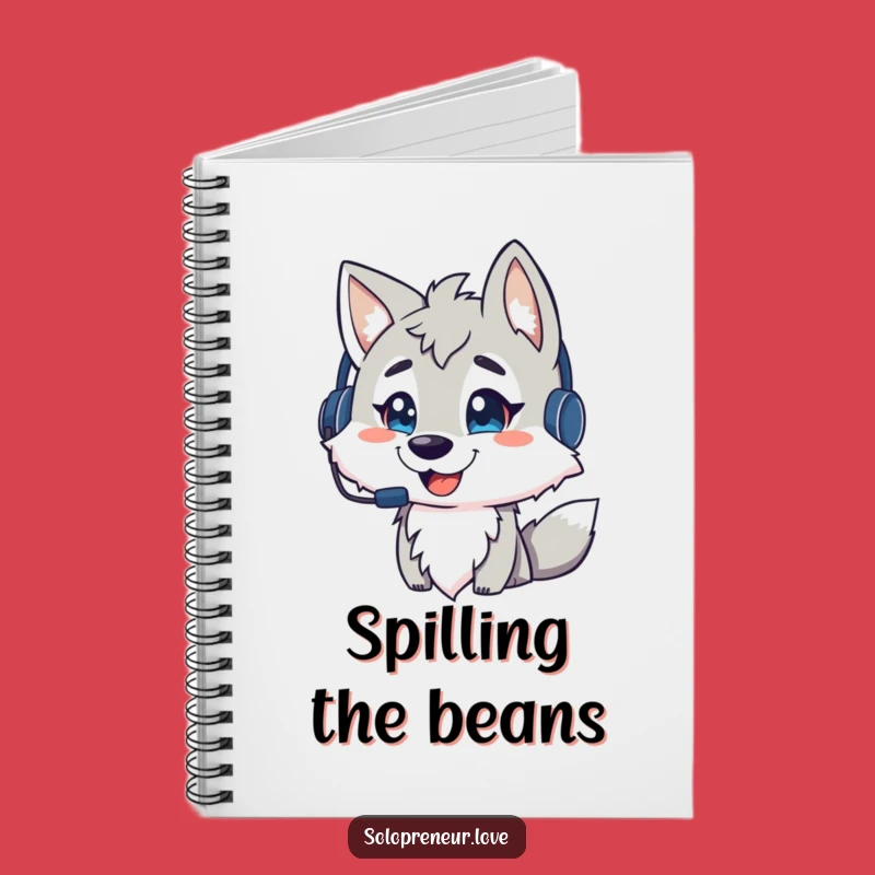 Funny Wolf Strategy Notebook - Plan Your Moves, A Smart Funny Gift