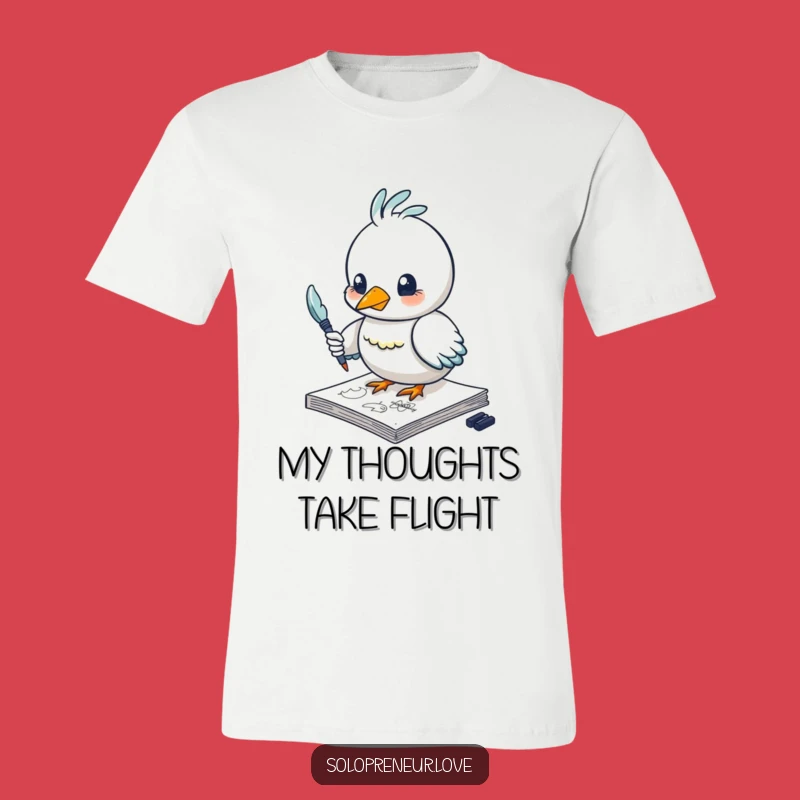 Funny Bird T-Shirt: Unleash Your Inner Artist with Sketching Humor