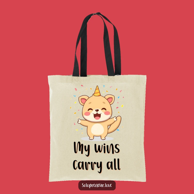 Funny Animal Confetti Tote Bag - Carry Your Celebrations Anywhere